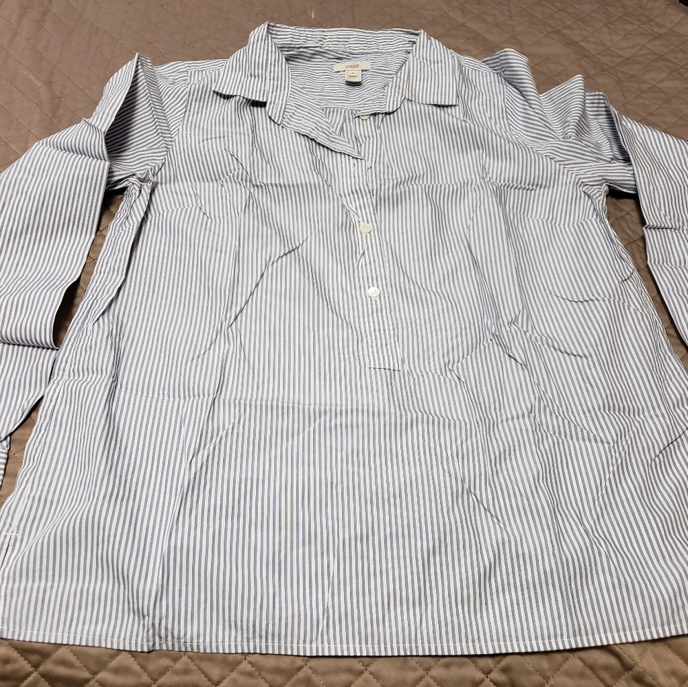 J. Crew Striped Blouse - Tunic